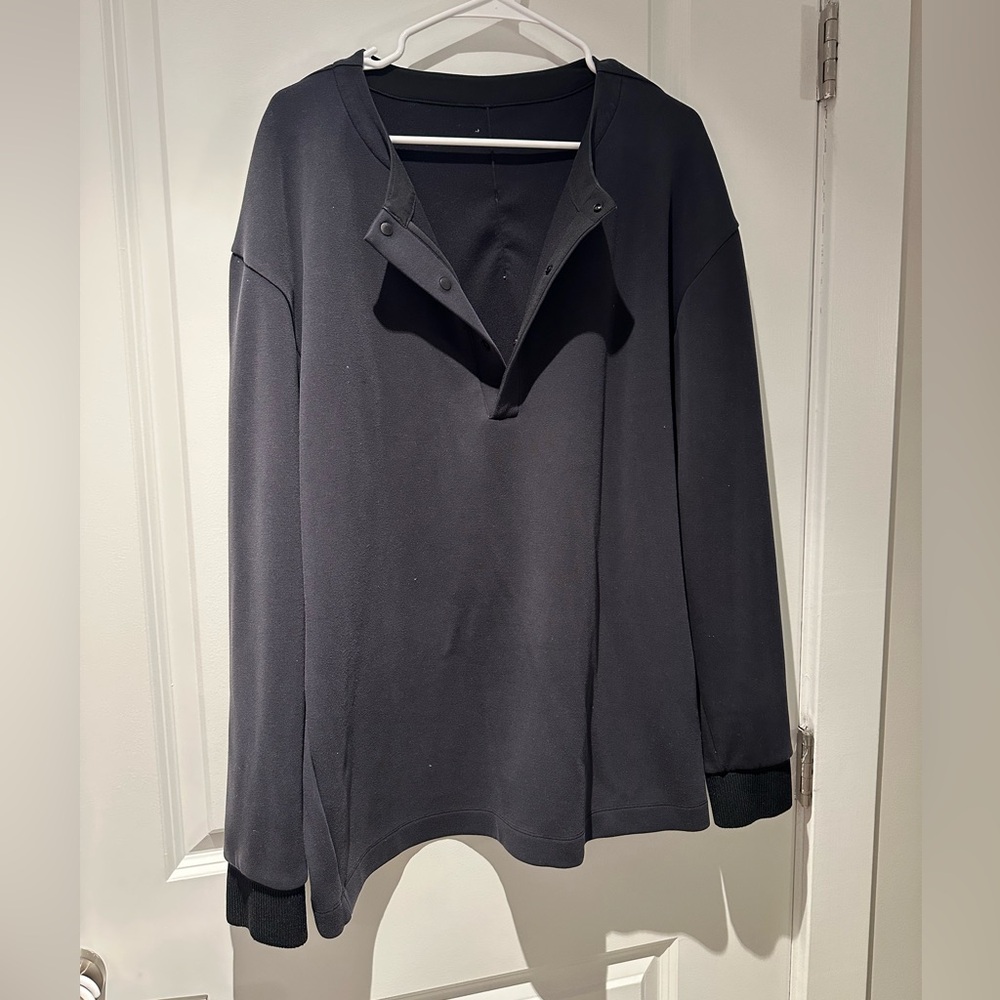 Lululemon Mens Henley Softstreme Sweatshirt
